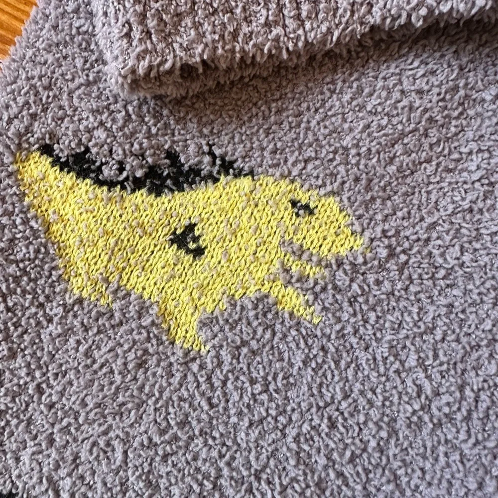 Lola + The Boys Cozy Dinosaur Fuzzy Sweatsuit Gender Neutral